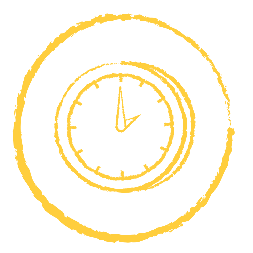 yellow clock icon